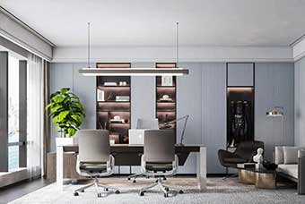 商洛轻奢风格-书房