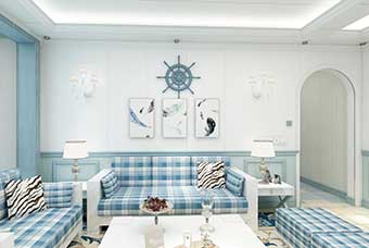 商洛地中海风格-客厅