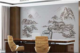 商洛森佰汇航空纤维墙咔（山水之间）