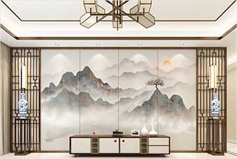 商洛森佰汇航空纤维（山水画系列）